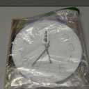 jomparis 12 Inch Wall Clock Silent Non Ticking Battery Operated Quartz Modern Decorative Round Wall Clock for Office Classroom School (Black)