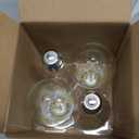 4-Pack Vintage 8W ST64 LED Edison Light Bulbs 100W Equivalent, 1400Lumens, 2700K Warm White, E26 Base LED Filament Bulbs, CRI 90+, Antique Glass Style Great for Home, Bedroom, Office, Non-Dimmable