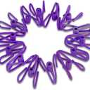 30 Pack Purple Chip Bag Clips for Food - PVC 2 Inch Coated Sealer for Sealing Food - Paper Holder, Clothesline Clip for Laundry Hanging, Kitchen Bags, Multipurpose Clothes Pins