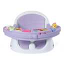 Infantino Music & Lights 3-in-1 Discovery Seat & Booster, Interactive Toddler Seat for Dining Table or Kitchen Chair, Baby Activity Center & Snack Tray, 20 Sounds & Songs, Lightweight Baby Essentials, Lavender
