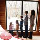 Pangda 20 ft Wedge-Shape Rubber Weather Stripping Seal Strip Self-Adhesive Silicone Rubber Gasket Seal for Door/Windows Indoor Outdoor Winter Soundproofing, Easy Installation