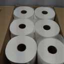 High Capacity TAD Towel rolls, 10" Roll, White, 6 Rolls Premium Quality Fits Touchless Automatic roll Towel Dispenser