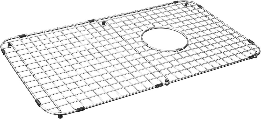 Serene Valley Sink Bottom Grid 26-3/8" x 14-7/16", Basin Rack with Corner Radius 1-1/2", Sink Rack NDG2614S, Medium
