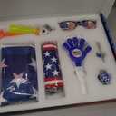 Soccer Fan Gear Set for 2026 World Tournament, Soccer Party Favors Kit with Flag,Scarf, Face Paint, Clapper, Horn&Glasses,Supporter Accessories for Game Day, Sports Event, Gift