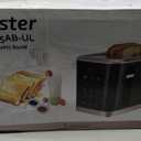 Touch screen Toaster 2 Slice Digital Timer Toasters with 6 Bread Types & 6 Shade Settings, Smart Extra Wide Slots Toaster with Bagel Defrost Reheat Cancel Function