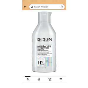 Redken Acidic Bonding Concentrate Conditioner For Damaged Hair Repair - Strengthens and Repairs Weak and Brittle Hair, Sulfate-Free, With Citric Acid