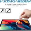 For URAO C107 Tablet 10.1 Inch Android 15 Screen Protector, 9H Hardness, Anti-Scratch,10.1 Inch Android 16 15 14 Upgraded Tablet Tempered Glass, [9.09'' x 5.70'', 231mm x 145mm], 2 Pack