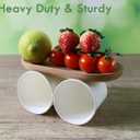 CantaGreen 3 OZ Heavy duty Cups,300 Count White Paper Bath Cup