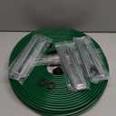 Jin&Bao Sprinkler Hose with Holes 50FT, Heavy Duty Watering Garden Hose, High-Efficiency Sprinklers System for Lawn and Garden with Staples