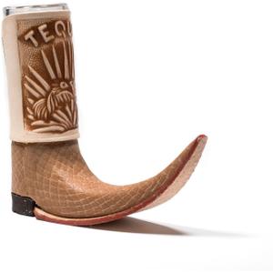 Mexican Leather Mini Boot Drink Shot  Original Artisan Bota Tribalera para Tequila  1 Tequila Shot (Assorted Colors)