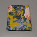 Yellow Pink Peonies Floral Print Shower Curtain - Pretty Flower Pattern - Modern Colorful Classic Design - Vintage Style Cool Fabric Shower Curtain For Any Bathroom - 72x72 Inches (Yellow Floral)