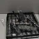 Guinea Pig Cages with Door and Top, 25x25x12inch Small Animal Cage, 12pcs Metal Grid Panels Small Animal Playpen, Expandable Cage for Guinea Pigs, Rabbits, Hamsters and Hedgehogs, Kitten