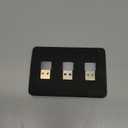 Syntech USB C Female to USB Male Adapter Pack of 3 [Travel Must Haves, Aluminum] USB C to USB Adapter, Type C Charger Cable Power Converter Compatible with iPhone 15 Apple Watch AirPods CarPlay, etc.