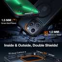 TORRAS Magnetic for iPhone 15 Pro Max Case Compatible with MagSafe, MIL-STD-810G Military Grade, Slim Translucent Phone Case iPhone 15 Pro Max Shockproof Anti-Scratch 6.7", Matte Black