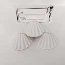 10 Pcs Table Card Holder - White Shell Conch Place Card Holders for Dinner, Wedding, Birthday, Farmhouse Gathering Decorations