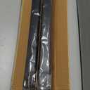 Ski and Snowboard Roof Racks, Ski Roof Racks with Anti-Theft Lock Racks Carrier for Snowboard Universal Ski Top Holder Fits for Square/Round/Aero/Oval Cross Bars, Black (24.3 inch)