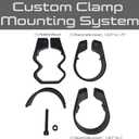 ATV Tek CLEARVIEW™ UTV Sideview Mirror, Black UV resistant Nylon, Designed for and Fits, Honda, Yahama, Polaris, Kawaski, CF Moto with Round or Profiled Tubing, one mirror.
