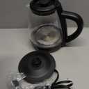 Chefman 1.7-Liter Electric Tea Kettle w/ Borosilicate Glass and Automatic Shutoff - Black
