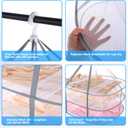 3Pack Sweater Drying Rack Flat Mesh Foldable, 3 Tier Folding Clothes Mesh Dryer Flat with Fixing Band, Large Hanging Collapsible Drying Racks for Laundry Indoor T-Shirt Swimsuit Sweater Underwear