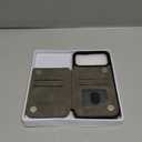 DJDUCK Designed for iPhone 17 Pro Max Case Wallet with Card Holder, [Magnetic Clasp Cover] [RFID Blocking Leather Protection] Shockproof Women Men Cases 6.9 Inch for Apple 17 ProMax Grey