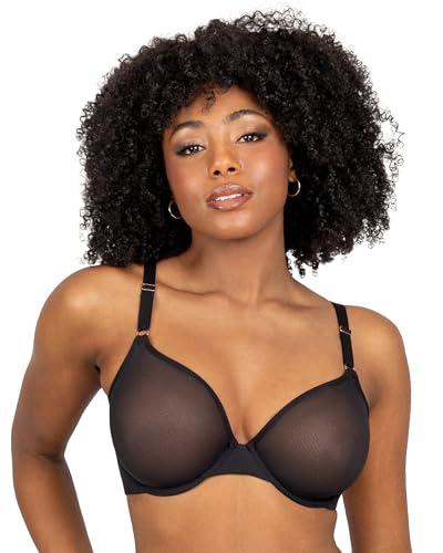 Sheer Mesh Demi Underwire Bra, 36 DD