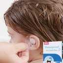 Slizy 60 Pieces of Children's Waterproof Ear Stickers,Disposable Baby Shower Ear Protection,Newborn earplugs,Silicone Gel Ear Muffs,Does not Leave Glue,not Easy to Allergies,for Swimming,Bathing