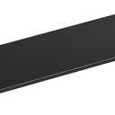 Danpoo Metal Wall Shelf, Black Floating Shelf, 20" Display Shelves for Wall Storage, Long Bathroom Shelf Wall Mounted