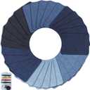 30PCS Iron on Patches for Jeans Denim Patches for Inside Jeans for Repair Pants Jeans Denim Pockets Bags Knees Elbow Holes