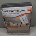 HOMTEC Heated Mattress Pad King Size with Dual Zone Control, 12 Heat Settings, 1-12H Timer, Preheat & Memory Function, Machine Washable Electric Bed Warmer, ETL & FCC Certified