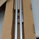 2 Pack Curtain Rods, 1 Inch Telescoping Drapery Rod 28 to 48 inch (2.3 to 4ft), USFOOK Curtain Rods for Windows 16 to 44 Inches, Silver Translucent Finials