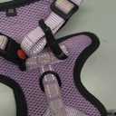 MIDOG No-Pull Dog Harness | Adjustable & Reflective Pet Harness Leash Set for Small Medium Large Dogs Walking, Training| No Choke, Front Clip, Soft Padded Vest with Easy Control Handle - Purple, XS