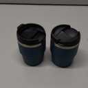 CHLJAR 6oz Espresso Cups, Insulated Espresso Cups Set of 2, Expresso Shots Cup, Stainless Steel Shot Glasses for Coffee, Portable Espresso Travel Mug for Camping (6oz-Ceramic Lining)