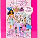 Barbie D.I.Y. Magnetic Play Set, 75 Pieces, 3 Magnetic Dolls, Crafts for Kids Ages 4-8, 4 Year Old Girl Birthday Gifts, Girl Toys, Cute Travel Toy, Fun Airplane Activities, Pretend Play for Girls