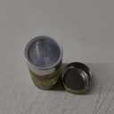 Japanese Tea Canister Tin Shikisai(Four Seasons Color) Green/Double Lid/Japanese Washi Paper Pasted /200g Tea Capacity/Loose Leaf Tea Storage/Storage Container with Lid