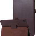Tablet Cover for Samsung Galaxy Tab A 8.0 with S Pen SM-P200 SM-P205(2019 Release),Ultra Slim Folio Stand Leather Case for Samsung Galaxy Tab A 8" 2019 P200 P205 (Li-Brown)
