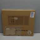 Ventilated Pet Door for Window, Fits 28.5"-32" Width Window, 2-Min Install | Aluminum Frame + Stainless Steel Mesh | Breathable Bug-Proof | Magnetic Closure Window Cat Door, Cat Door for Window Insert (White)