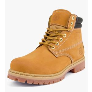 Jacata Men's Water Resistant Leather Work Boot Rubber Sole Construction Oil Resistant Utility Industrial Boots, 42, 8.5W