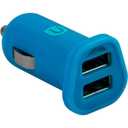 UBER USB car charger 2 ports Blue