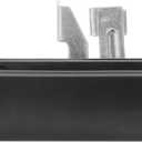 Exterior Door Handle (Metal), Compatible with 1992-2014 Ford E150 E250 E350 E450 Econoline Rear Right Cargo & License Plate Bracket, Passenger Side | Replace# 77534, 6C2Z15434A20AAA Wagon Handle