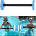 Aqua Pool Barbell for Water Fitness Exercise Equipment - Aquatic Swim Water Workout Bar for Water Aerobics Weights Barbells - Swimming Foam Float Kids