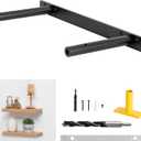 16'' Heavy-Duty Hidden Floating Shelf Bracket  210 LBS Max Load (Mounted on Studs), Floating Mantel Bracket for Fireplace & Wall Shelves, Includes Easy Installation Kit16 inch Brackets