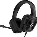 Gaming Headset for PS5,PS4,PC,Xbox Series X/S, 7.1 Surround Sound Wired Headphones with Mic, 207g Ultra-Lightweight, 40mm Drivers, 3.5mm Jack for Steam Deck, Mac, Laptop (Black)