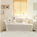 HAOMAIJIA Boho Sofa Covers Couch Covers for 3 Cushion Couch Sofa Pet Friendly Soft Thick Non Slip Couch Cover for Dogs Washable Sectional Couch Covers L Shape Furniture Protector (Brown, 91"x134"), 2 Pack