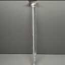 Decorative Curtain Rods for Windows 28 to 48 inch - 1 Inch Heavy Duty Curtain Rods Set,Adjustable Drapery Rods with Bracket for Curtains & Drapes - White