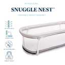 Baby Delight Snuggle Nest Bassinet, Portable Baby Bed, for Infants 0 5 Months, Driftwood Grey