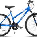 Huffy Company Hardtail 20” Mountain Trail Bike, Ideal for Ages 12-19, Lightweight Aluminum Frame, Smooth Shifting, Ocean Blue Gloss