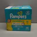 Pampers Swaddlers Diapers, Size 0 (up to 10 lbs), 140 Count, Absorbent, Keeps Baby Dry and Comfortable, Skin Safe Disposable Baby Diaper  (Newborn)