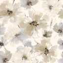 Floral Peel and Stick Wallpaper, Beige Yellow Watercolor Flower Contact Paper Peel and Stick for Bedroom Bathroom, Vintage Removable Waterproof Self Adhesive Wall Paper 118 x 17.3in, 14.4 sq.ft