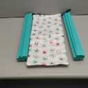 Mahjong Racks with Pushers, Light Green Wooden American Mahjong Tile Pushers and Racks Set of 4, with White Printed Mahjong Racks Drawstring Bag, Mahjong Accessories (19.68 Inches)