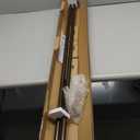 Bronze Curtain Rods for Windows 48 to 84 Inch(4-7 Feet),1" Diameter Drapery Rods with Modern Style End Cap Finials,Size:36-88 Inch,Antique Bronze